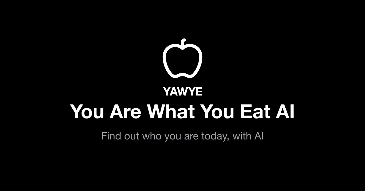 YAWYE.ai You Are What You Eat AI gallery image