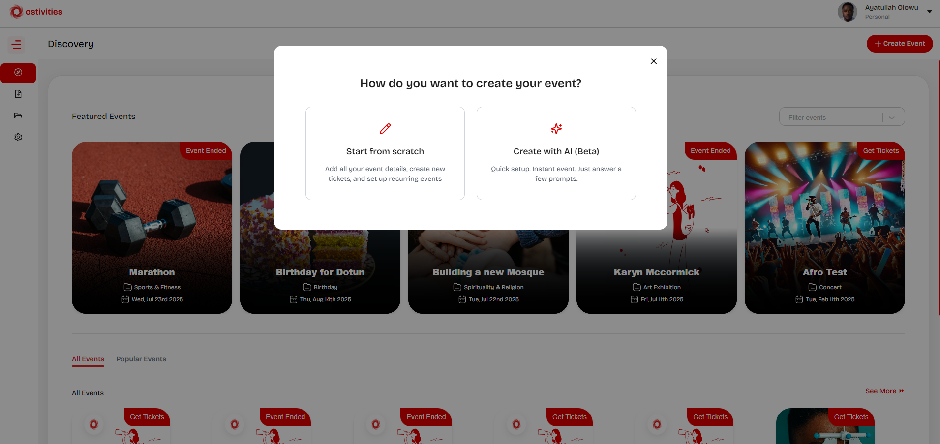 Ostivities 2.0 - Screenshot 3 showing product features and functionality