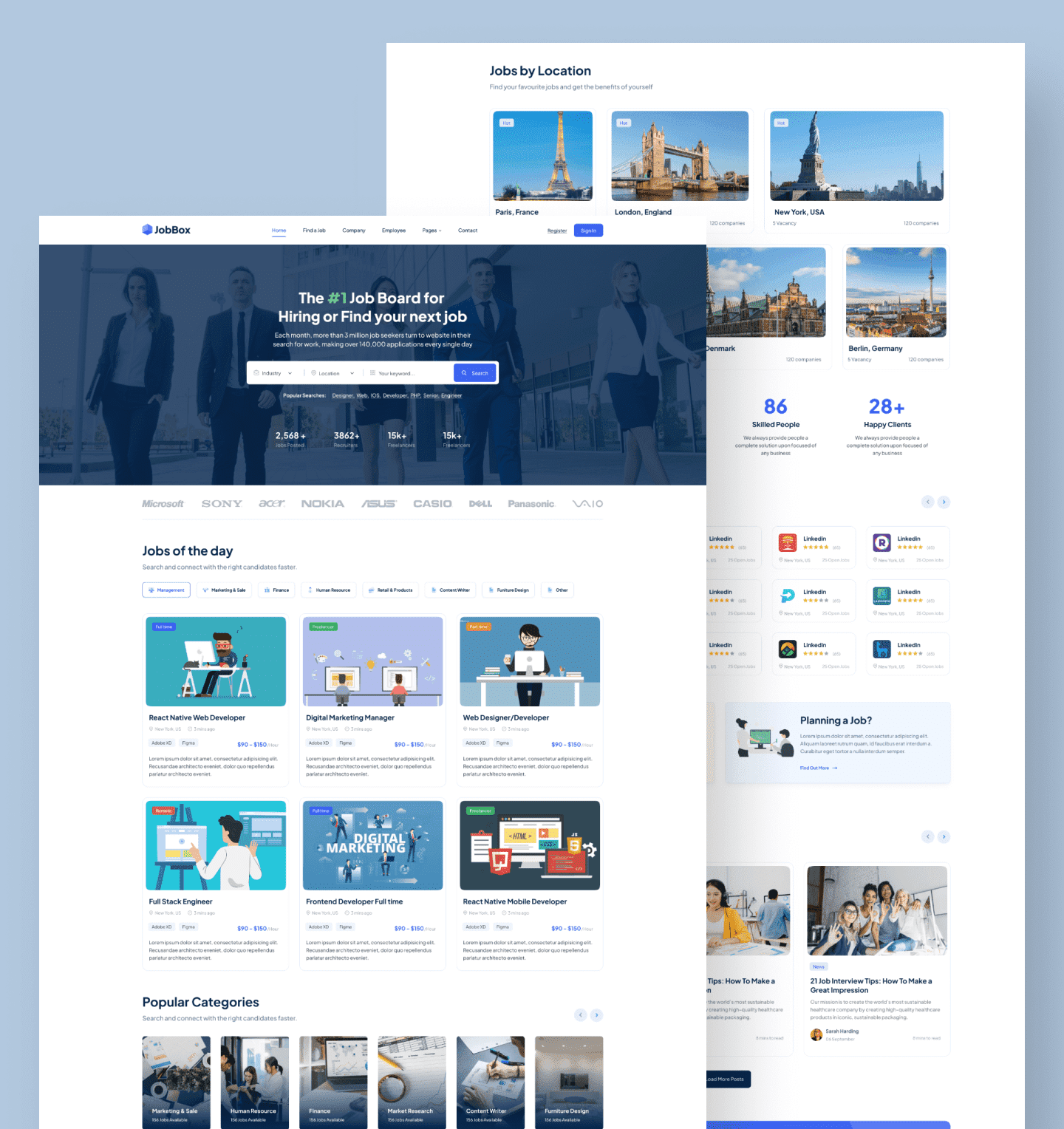 JobBox -Job Board Agency WordPress Theme media 4