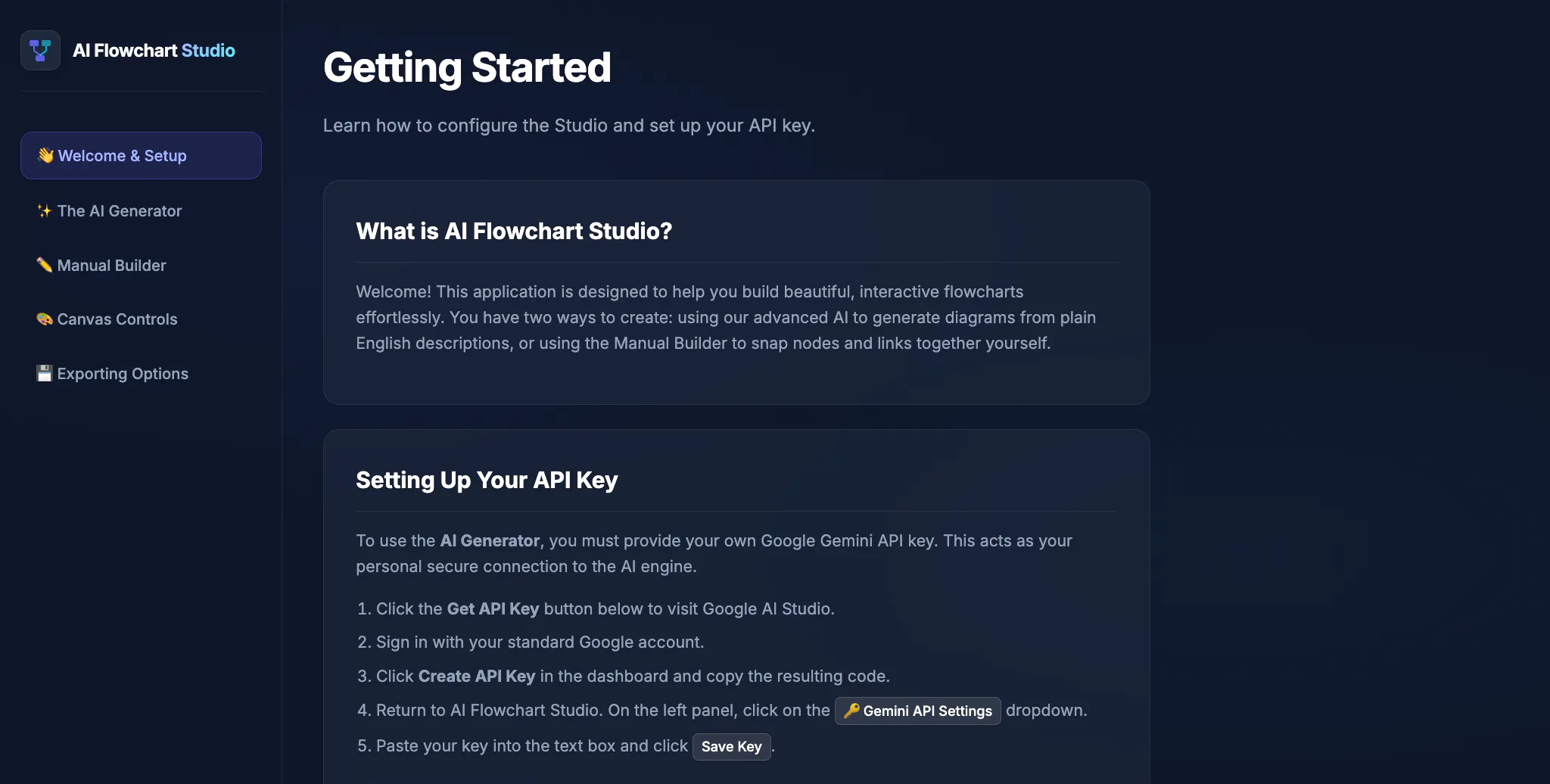 AI Flowchart Studio gallery image