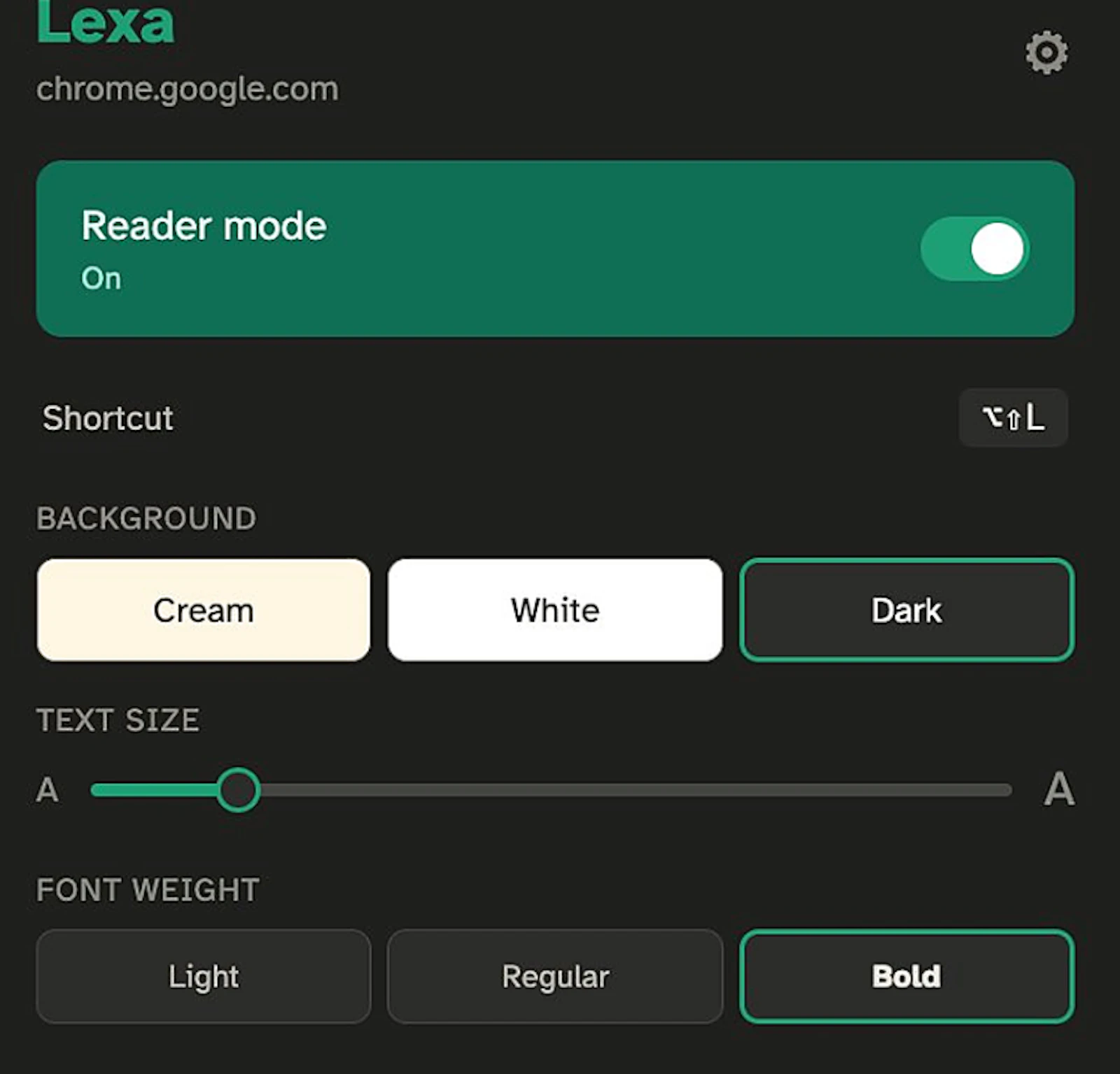Lexa screenshot 2