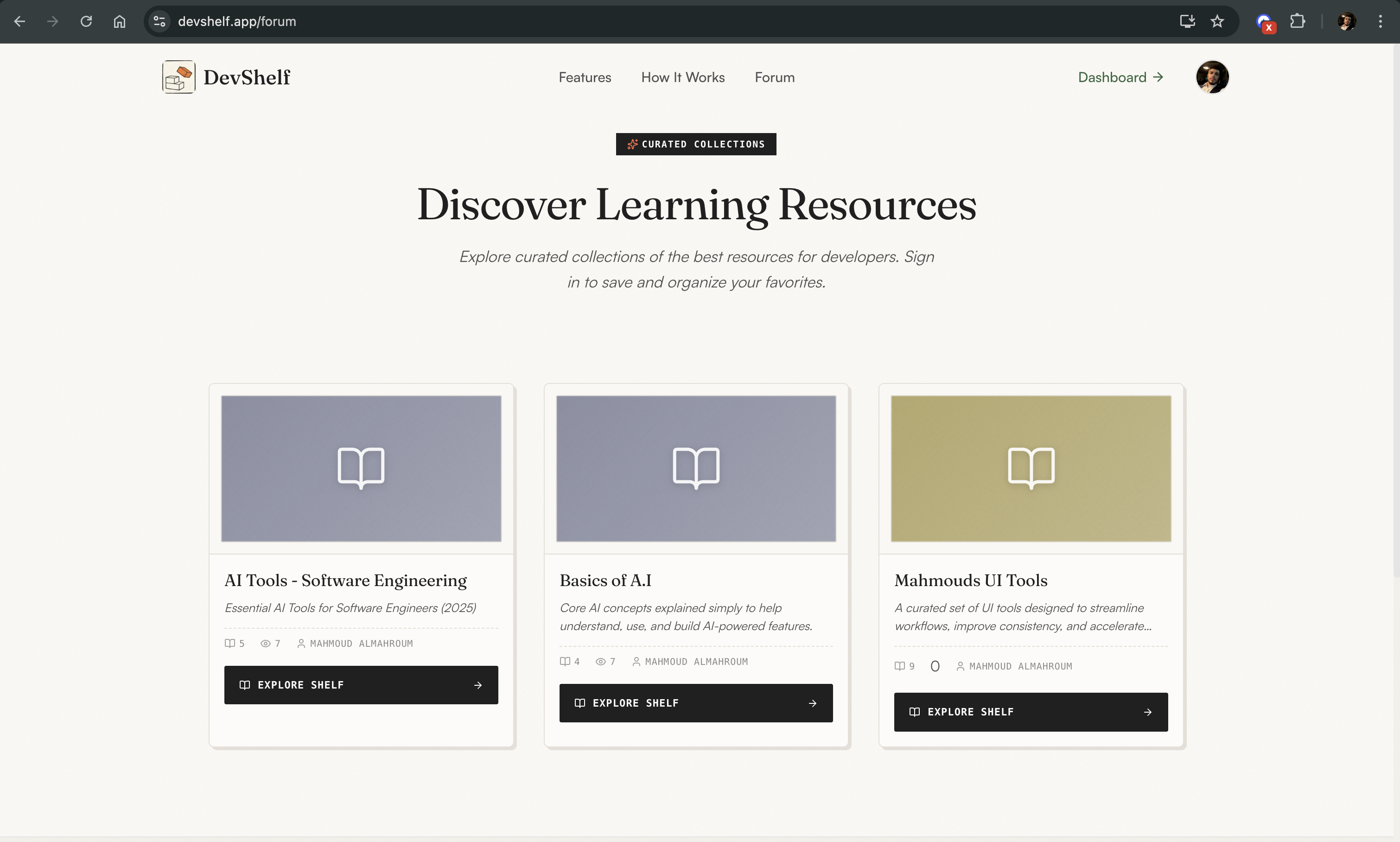 DevShelf gallery image