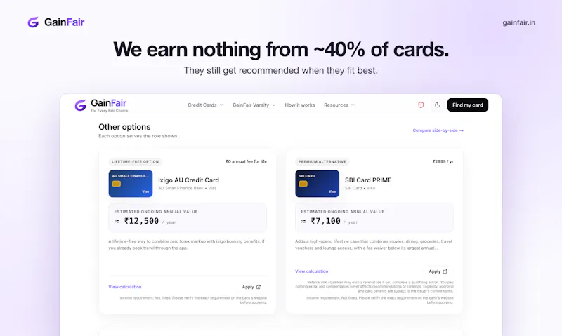 GainFair screenshot 3