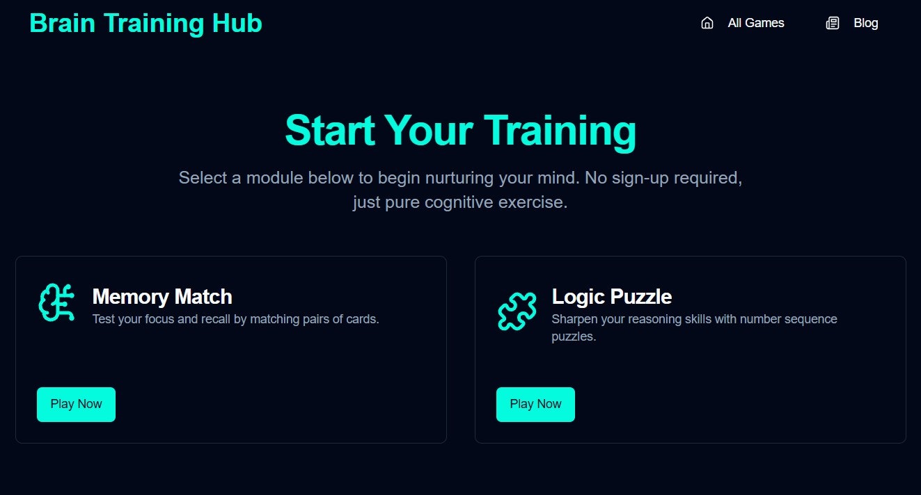 Brain Training Hub