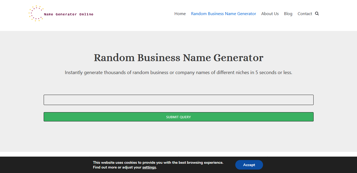 Random Name Generator For Startups