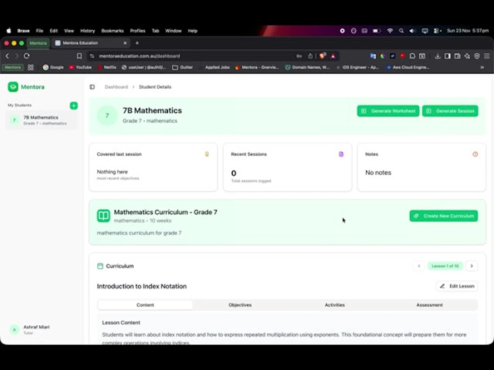 Mentora screenshot 1 (video preview)