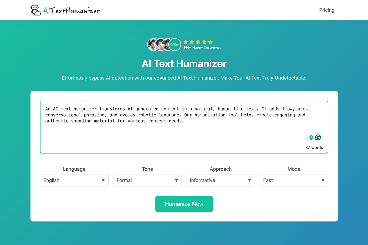 AI Text Humanizer gallery image