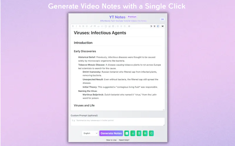 YT Notes screenshot 3