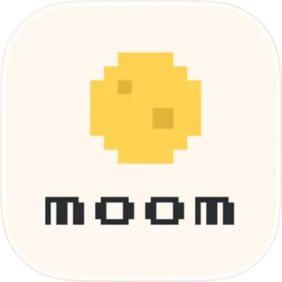 moom - Chat in rooms, play games. logo