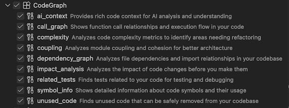 Codegraph - Brains for your AI gallery image