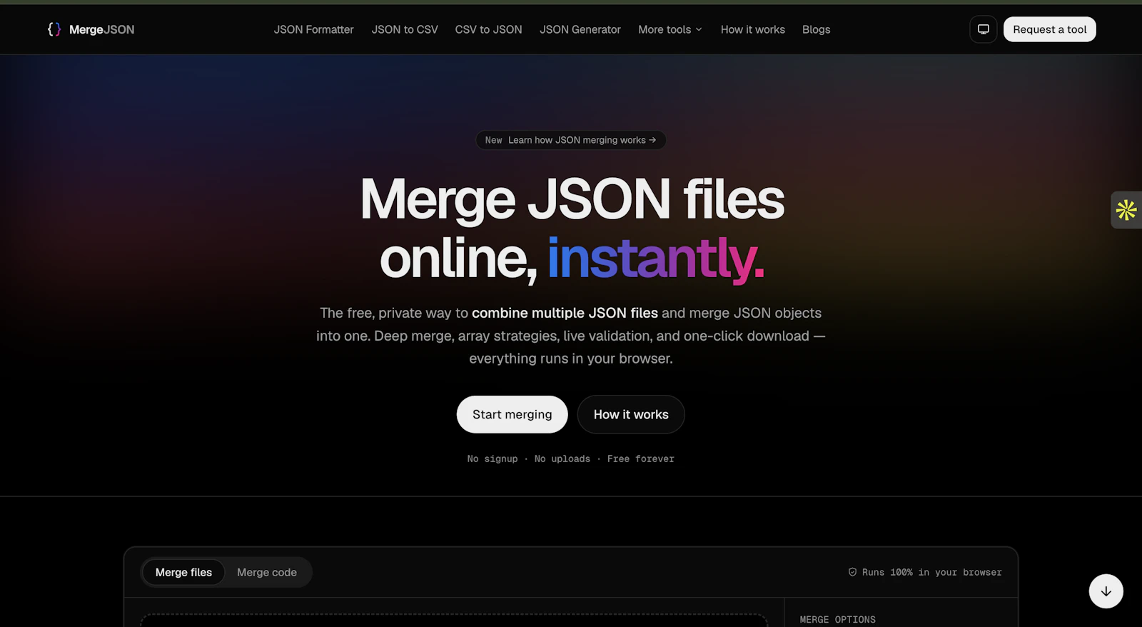 Merge JSON screenshot 1