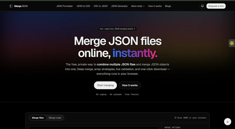 Merge JSON screenshot 1