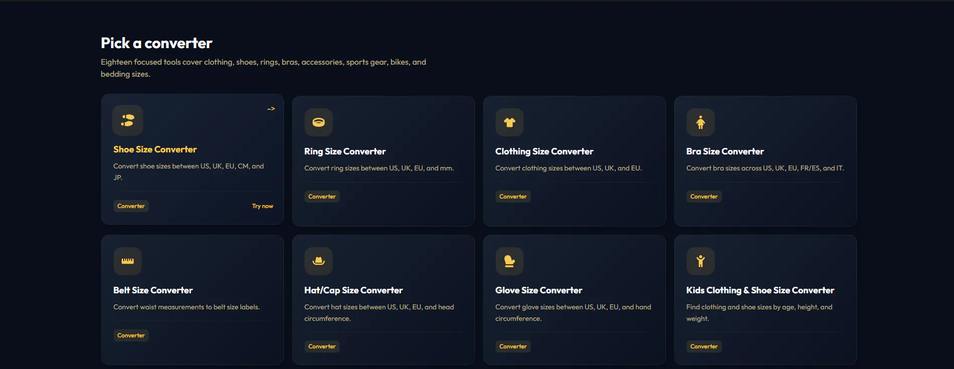 Size Convertly gallery image