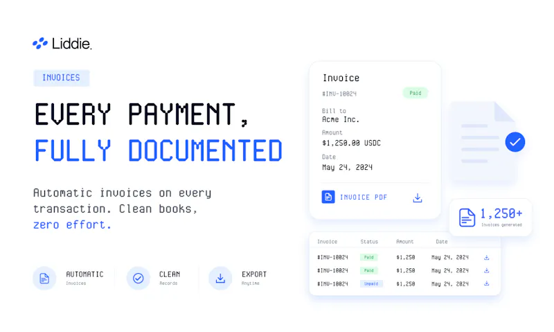 Liddie - Crypto Payments screenshot 2