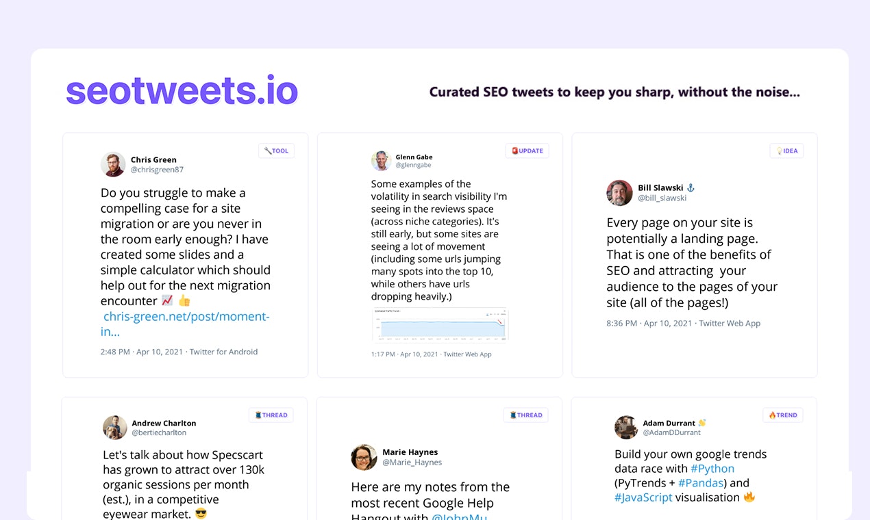 SEOTweets gallery image