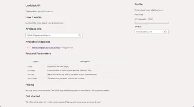 Quick API gallery image