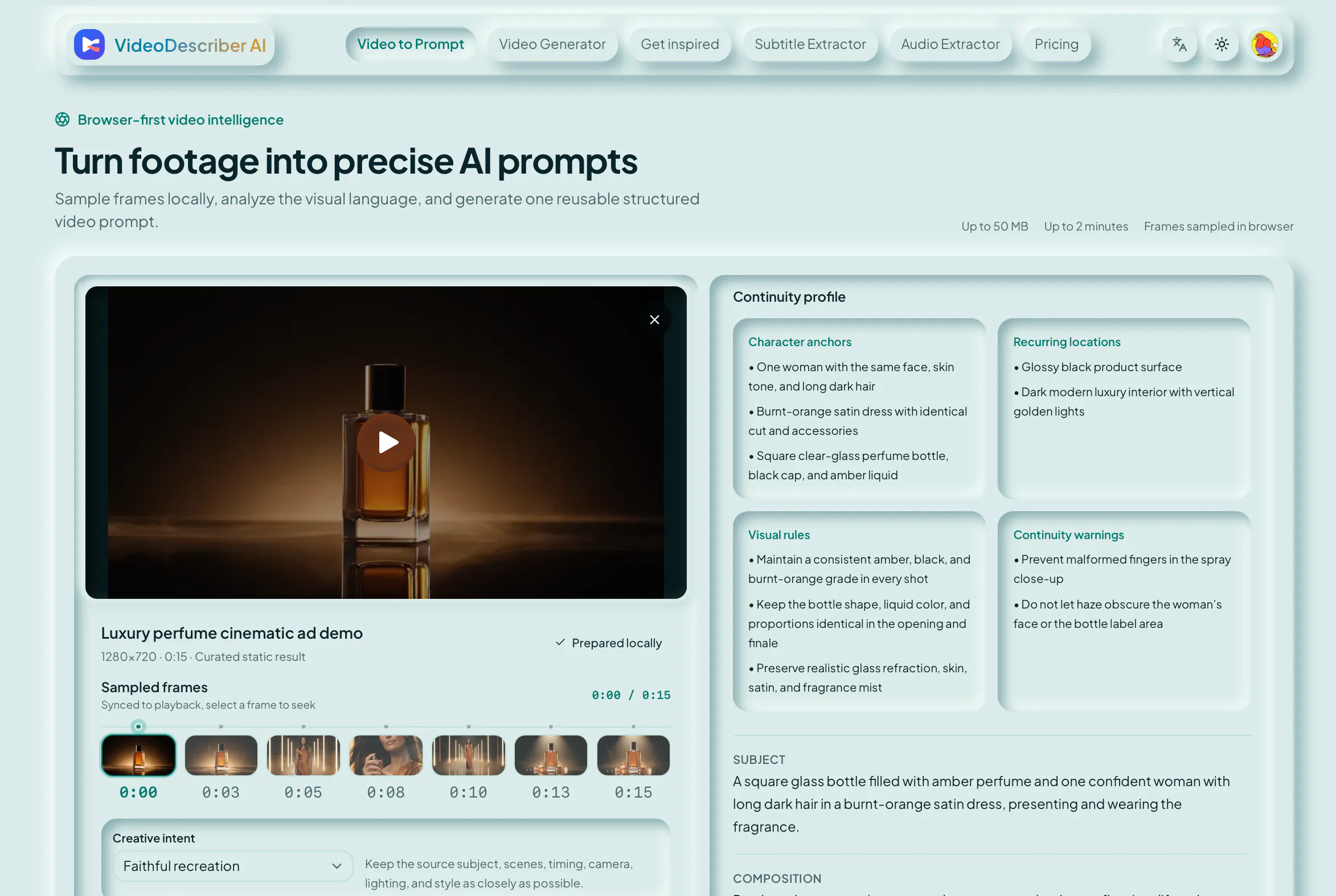 VideoDescriber.ai gallery image