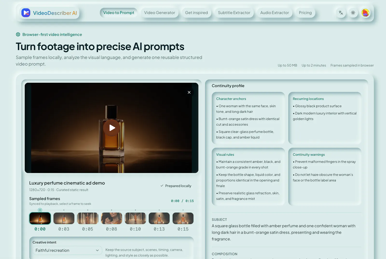 VideoDescriber.ai screenshot 2