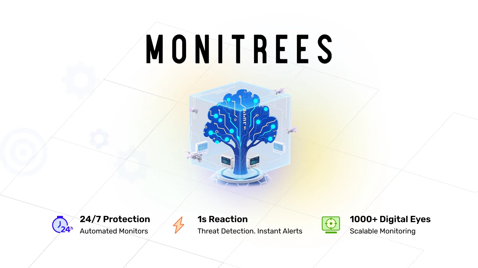 Monitrees - Main screenshot showing features and interface
