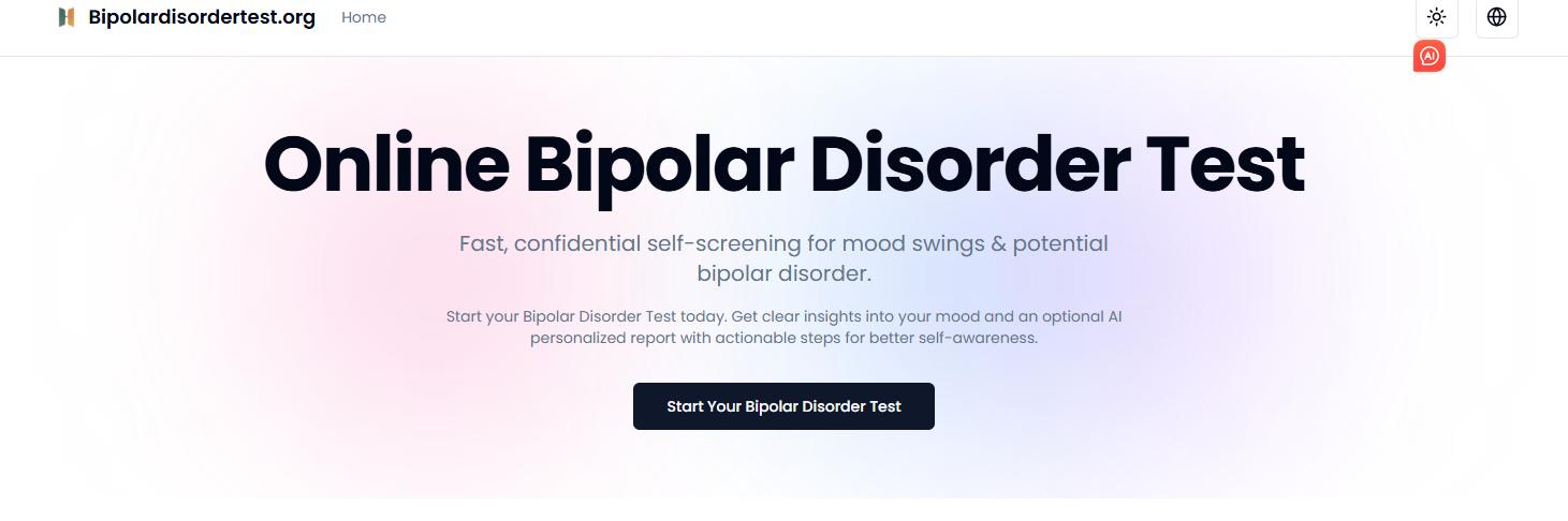 BipolarDisorderTest.org - मुफ्त ऑनलाइन द्विध्रुवी विकार परीक्षण मीडिया 1