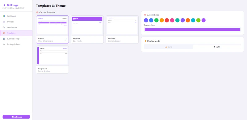 BillForge screenshot 3