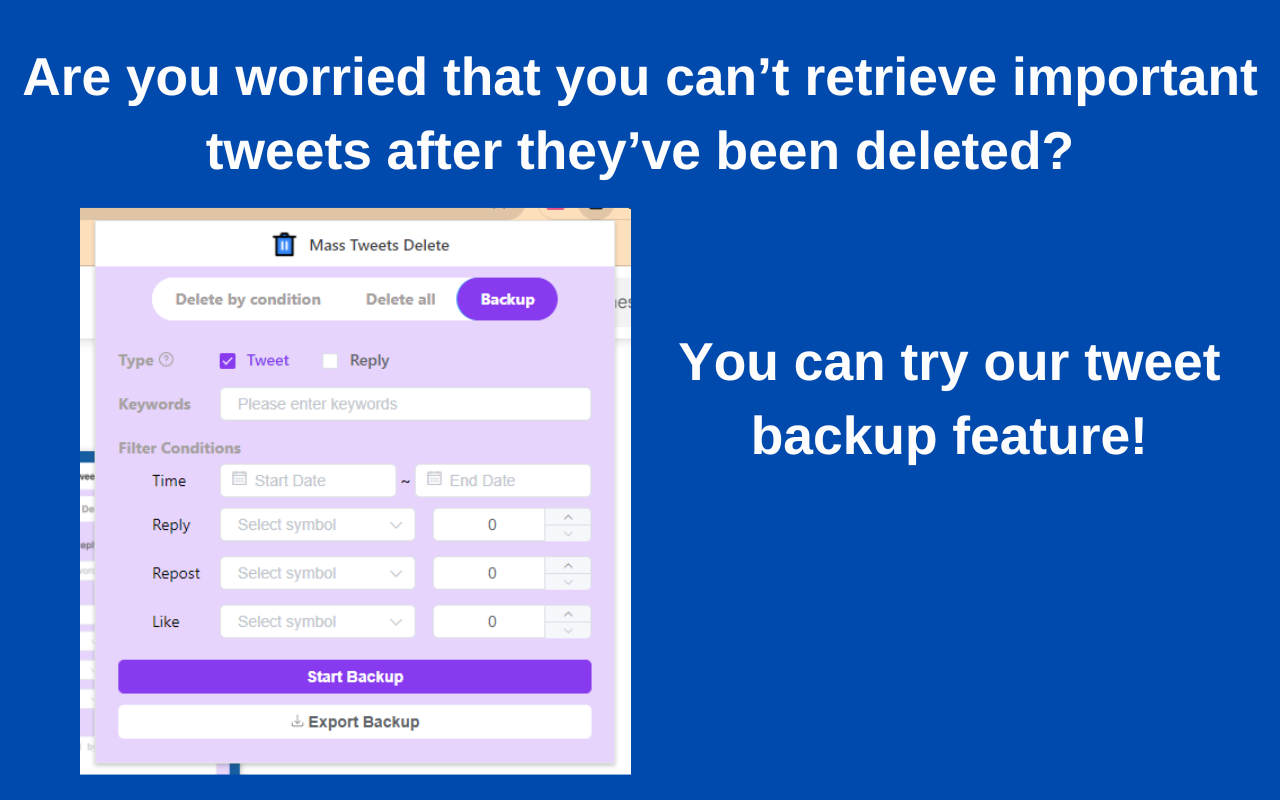 Tweet Deleter - Mass Delete Tweets Tool media 3