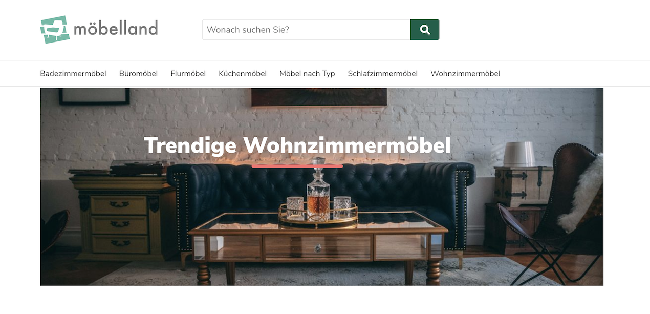 moebelland.de furniture shop experience gallery image