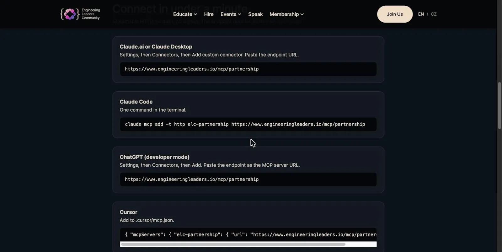 ELC Partnership AI Builder screenshot 2