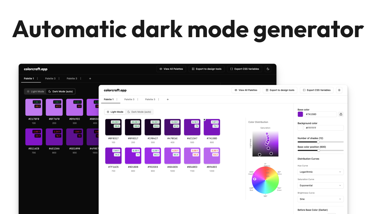 colorcraft.app - Gelişmiş bir renk paleti jeneratörü oluşturmak medya 2