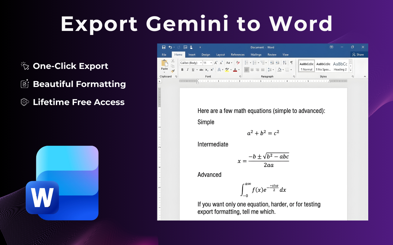 Gemini Exporter: Export Gemini Chat gallery image