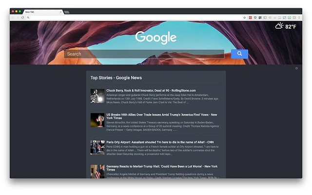 News Tab - New Tab Page