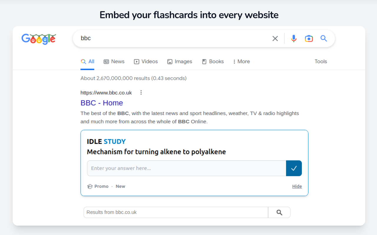 Idlestudy - Estudie mientras postergue, una extensión del navegador media 1