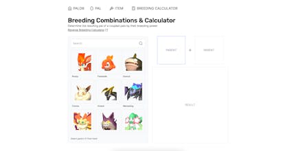 PalDB - Database for PalWorld gallery image
