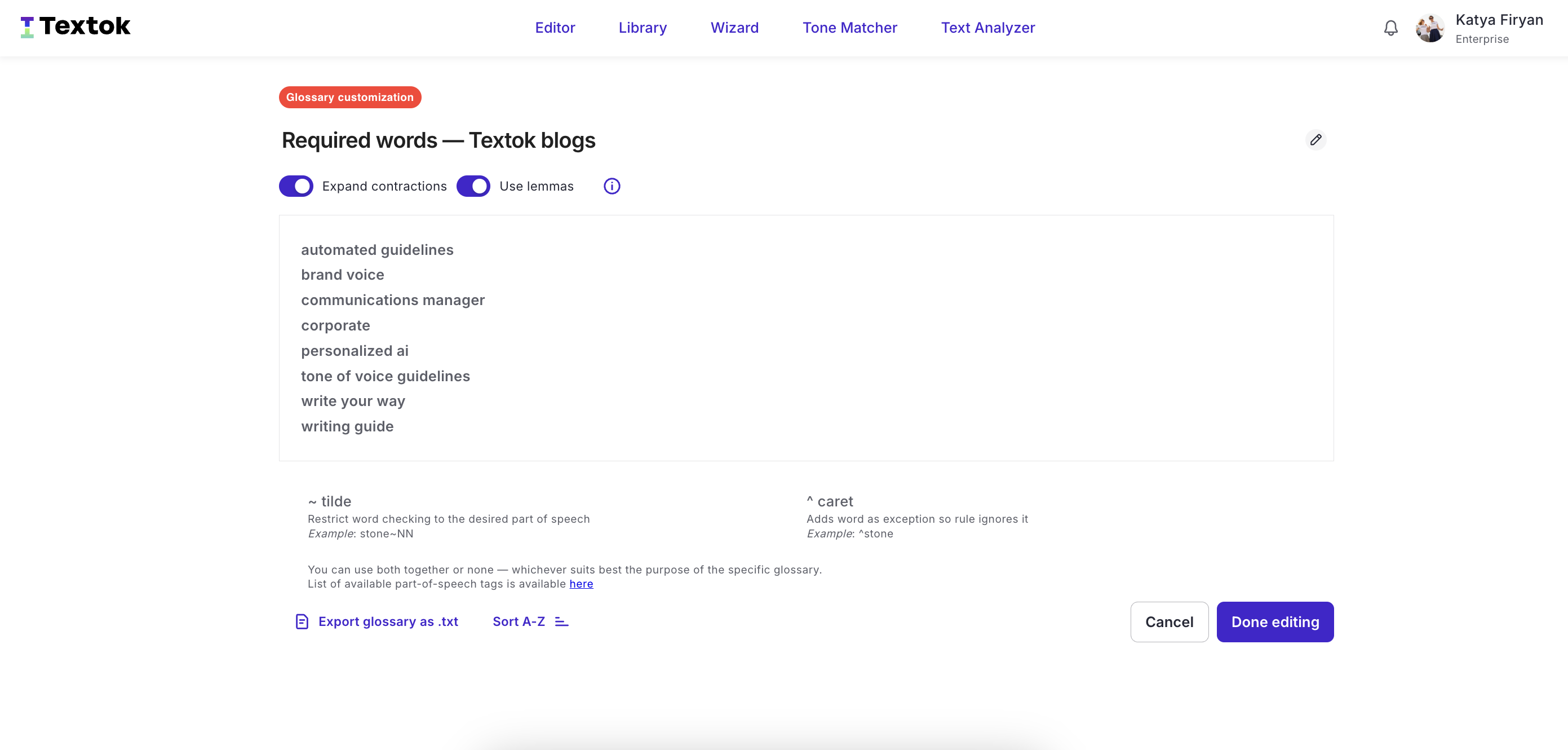 Textok gallery image