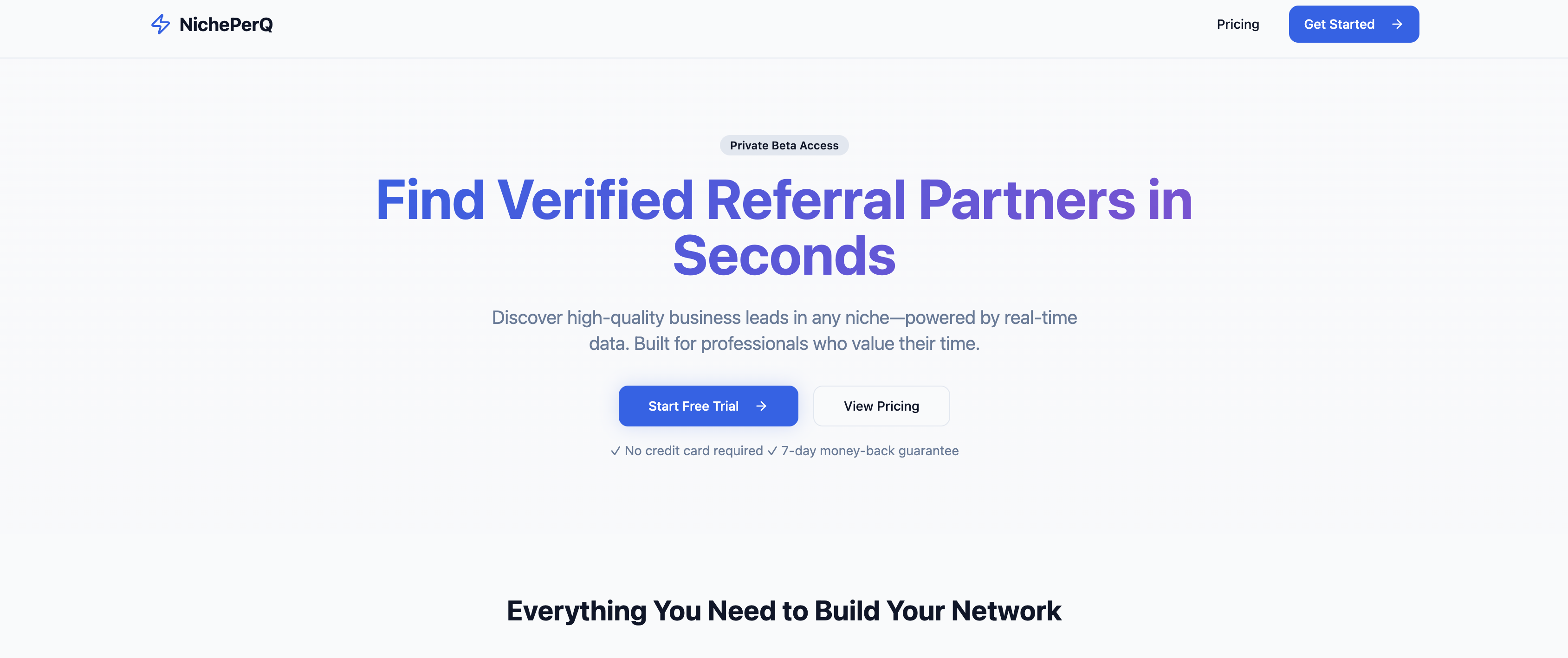 NichePerQ - Screenshot 4 showing product features and functionality