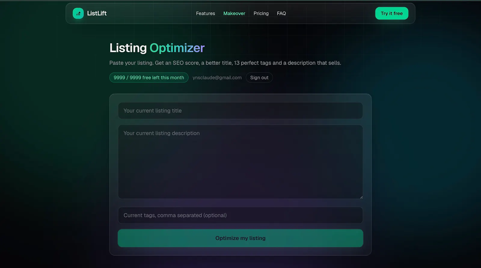 ListLift screenshot 1