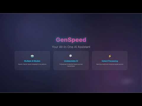 Undetectable AI - GenSpeed gallery image