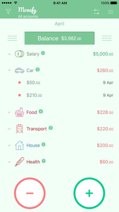 Monefy - money manager gallery image