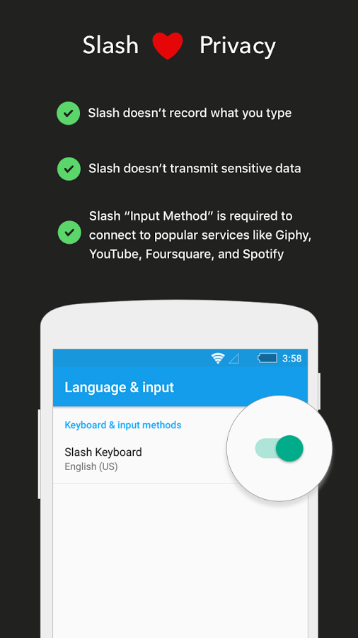 Slash Keyboard for Android  gallery image