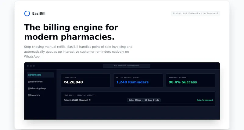 Easibill screenshot 2