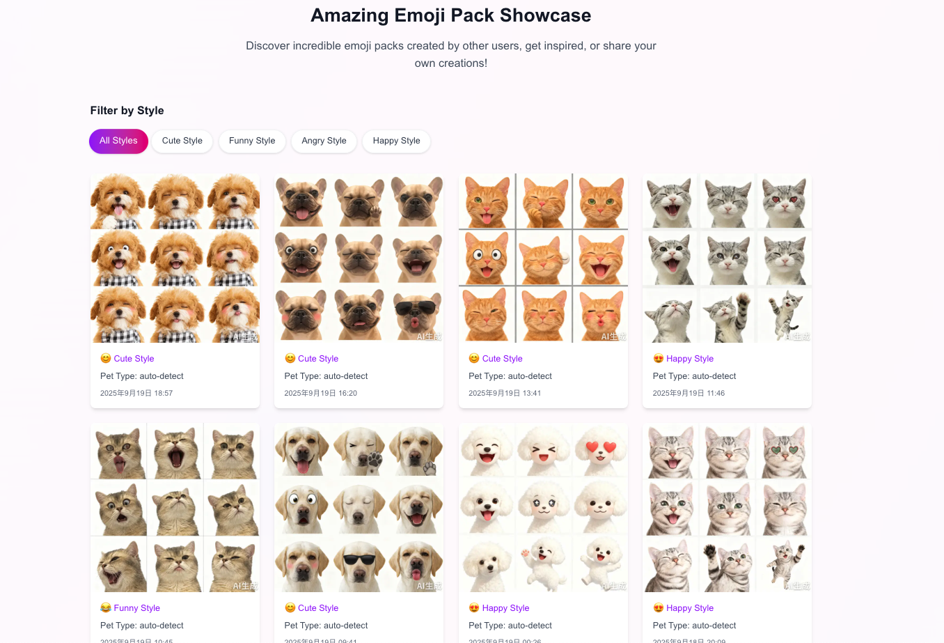 Pet Emoji Jeneratörü - Evcil hayvanınızı muhteşem emojiye dönüştürün medya 2