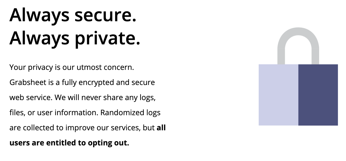 Grabsheet gallery image