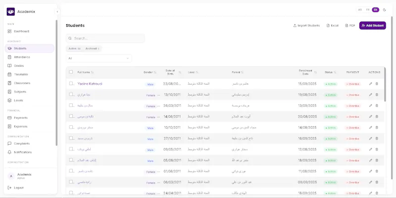 Academix School Managment System screenshot 4