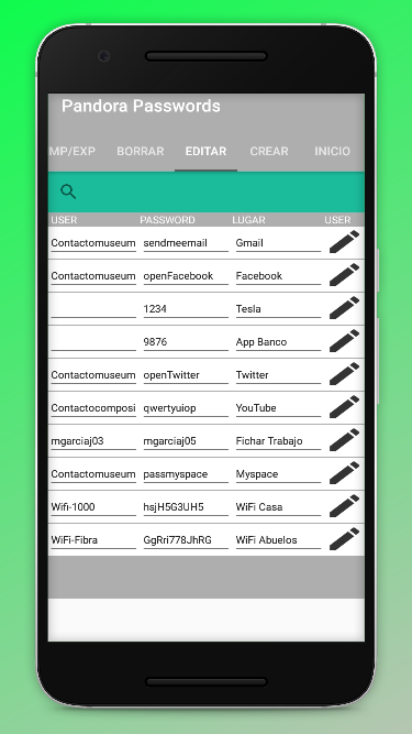 Passwords Admin gallery image