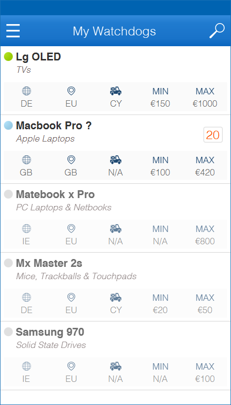 Watchdog for eBay gallery image