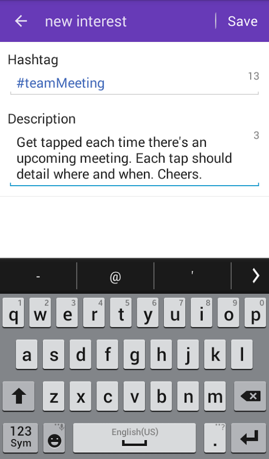 Hashtag Notifications via Hashtap gallery image