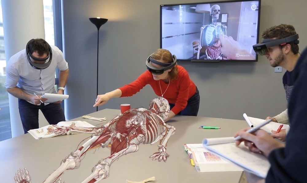 AR & VR gebaseerde menselijke lichaamssystemen media 5