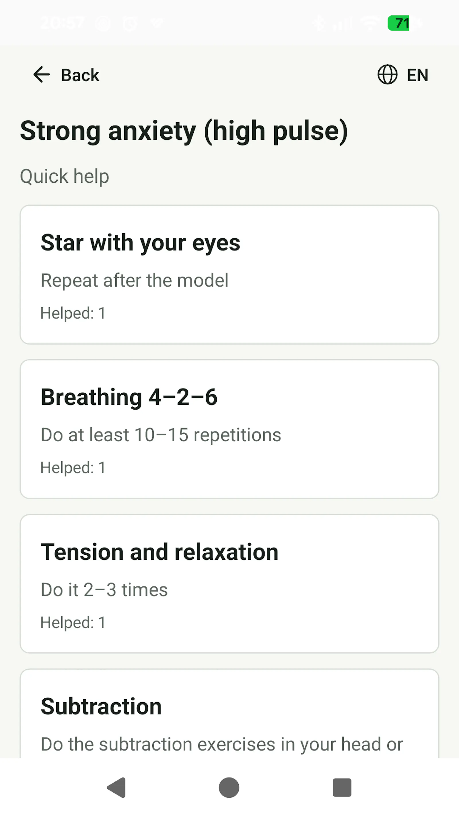 Calm Down Fast screenshot 2