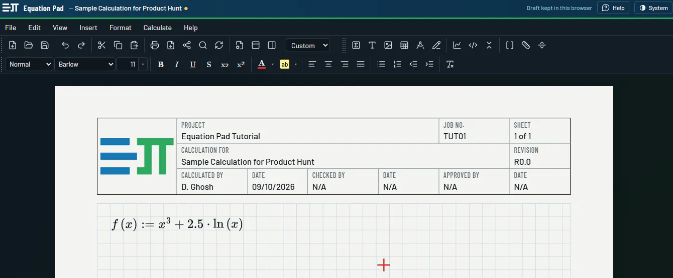 Equation Pad gallery image