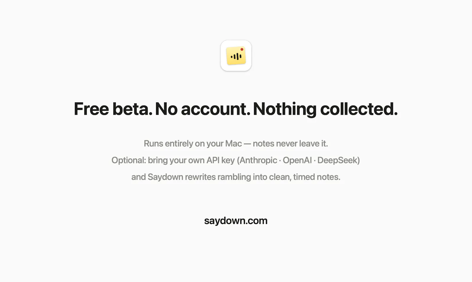 Saydown screenshot 5